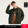 gxg.jeans男装秋冬夹克男青年时尚翻领军绿牛仔外套 商品缩略图0