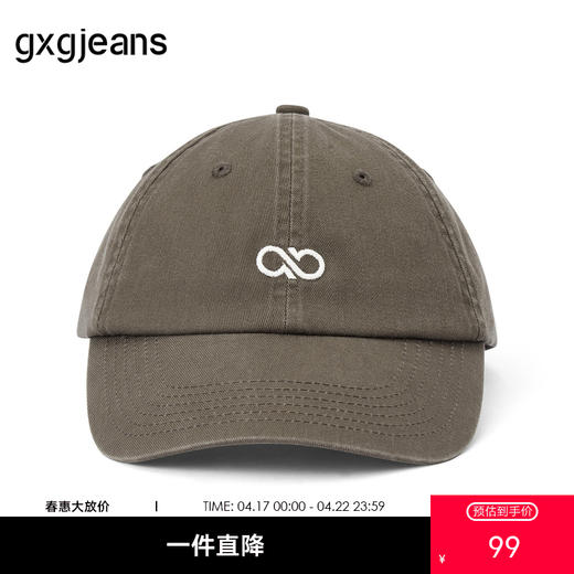 gxgjeans男装 多色小标刺绣运动休闲户外宽檐棒球帽帽子 26夏新品 商品图0