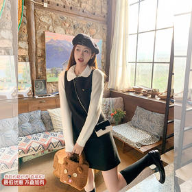 <曾小咸推荐>3.17现货秒杀 ！微信超特价！小香风毛呢背心连衣裙 日常189.99 立减100 秒杀89.99！！娃娃领针织衫秒杀69.99！