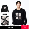 GXG男装【国潮印花】秋季时尚潮流舒适男式圆领长袖套头卫衣K&C 商品缩略图0