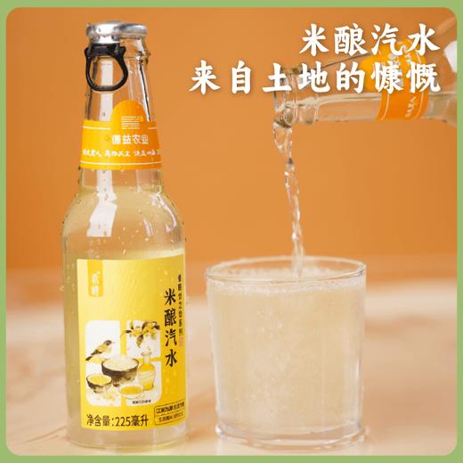 【新品】米酿汽水【基地直发】 自然农法有机白糯米自然发酵 米香淡雅 清爽解腻 一拉即开 商品图3