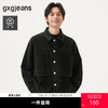 gxg.jeans男装 黑色夹棉复古口袋老花牛仔夹克外套男 25春热卖 商品缩略图0