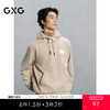 GXG男装 卡其色胸前皮标通勤简约休闲连帽卫衣  冬季热卖G24X314035 商品缩略图0