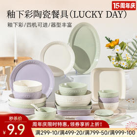 釉下彩陶瓷餐具（LUCKY DAY）