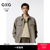 GXG男装  简约衬衫式夹克外套男日常通勤商务衬衫夹克 秋季热卖G24X213017 商品缩略图0