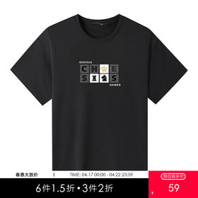 GXG男装  男式休闲百搭时尚潮流短袖T恤K&C