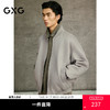 GXG男装 灰绿色斜纹放假棒球领夹克25年春季热卖G25X211024 商品缩略图0