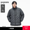 gxg.jeans男装 黑色时尚压胶宽松立领羽绒服外套男士 25冬 商品缩略图0