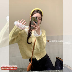 <曾小咸推荐>2.8现货秒杀 ！微信超特价！蕾丝花边毛衣开衫 日常189.99 立减90 秒杀99.99！！