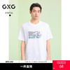 GXG男装 圆领T恤图案印花上衣双色短袖针织 2025夏季热卖 商品缩略图0