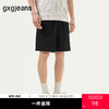 gxg.jeans男装 黑色简约基础宽松直筒休闲短裤男士 25年夏季热卖 商品缩略图0