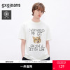 gxgjeans男装  趣味猫咪图案潮流时尚宽松圆领短袖T恤男 26夏新品 商品缩略图0