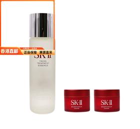 【香港直邮】SK-II新版神仙水230ml+大红瓶面霜15g*2（含礼盒礼袋）
