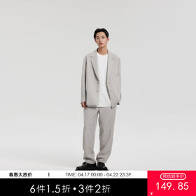 MODE COMMUTER | MC冬季通勤时尚纹理西装夹克单西男MCE113173D