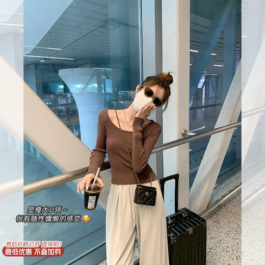 <曾小咸推荐>2.12现货秒杀 ！微信超特价！3色针织圆领打底衫 日常109.99 立减50 秒杀59.99！！ 商品图0