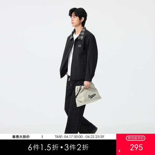 gxgjeans男装【爆款热卖】男士翻领夹克2026春款时尚潮流百搭青少年外套K&C 商品图0