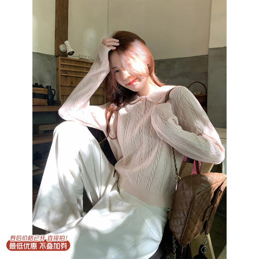 <曾小咸推荐>3.23现货秒杀 ！微信超特价！韩系娃娃领毛针织衫 日常169.99 立减80 秒杀89.99！！西装裤（加厚）秒杀89.99！！ 商品图0