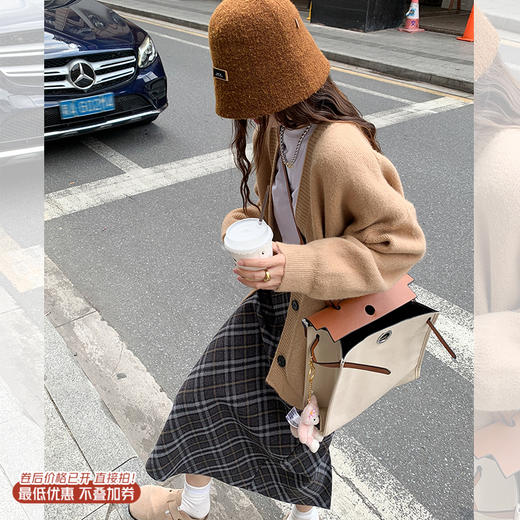 <曾小咸推荐>2.15现货秒杀 ！微信超特价！复古格子半裙 日常159.99 立减70 秒杀89.99！！ 商品图0