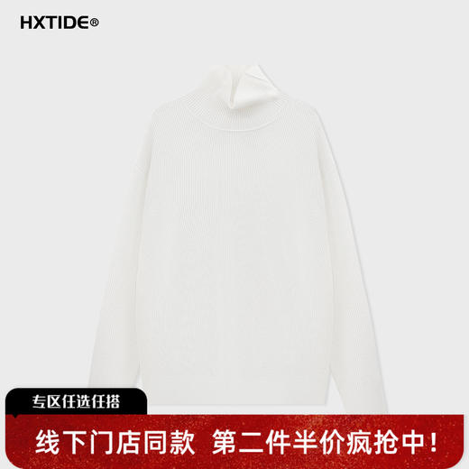 【新品上新】HX 冬季高领毛衫Z107540041101/02 商品图0