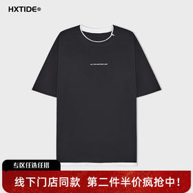 【新品上新】HX 夏季假两件圆领短袖T恤S102622691101