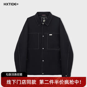 【新品上新】HX 冬季短款翻领鹅绒服90绒S100544039101