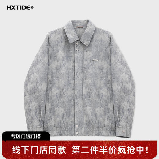 【新品上新】HX 冬季翻领薄棉服S112544277101 商品图0