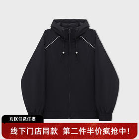 【新品上新】HX 冬季短款带帽棉服S112544255101