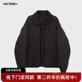 【新品上新】HX 冬季短款翻领薄羽绒服S100544086101/02