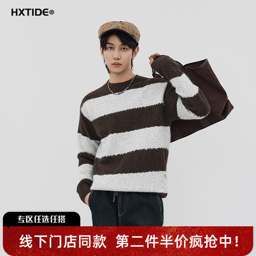 【新品上新】HX 冬季圆领毛衫C107540021101 商品图0