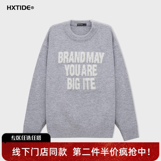【新品上新】HX 冬季圆领毛衫C107540019101 商品图0