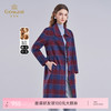 乔万尼新品绵羊毛大衣格纹设计重磅面料EI4A532 商品缩略图0