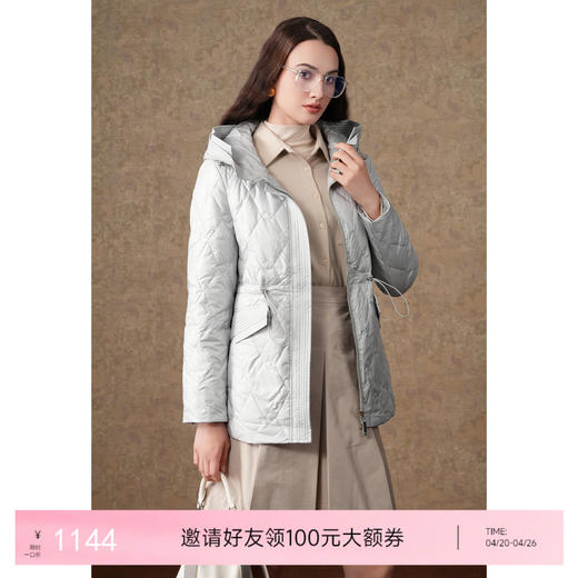 乔万尼羽绒服女款冬季新款收腰小个子EF4T241 商品图0
