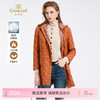 【鹅绒】乔万尼活力琥珀桔连帽宽松绗缝90白鹅绒羽绒服ED4T841 商品缩略图0