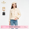 乔万尼新品轻盈奶油色小香风90白鸭绒羽绒服ED1T923 商品缩略图0