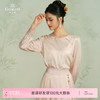 乔万尼真丝衬衫19mm提花缎面国风桑蚕丝上衣EM2C927 商品缩略图0