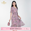 【罗马花园】乔万尼新品罗马花园印花茶歇中长款连衣裙ED2E525 商品缩略图0