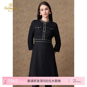 乔万尼新款女冬季羊毛连衣裙针织法式千金感ET4E837