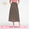 乔万尼新品碎褶A字浪漫波西米亚半身裙ED3D216 商品缩略图0