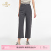 乔万尼新品烟灰色简约大气直筒裤ED2F522 商品缩略图0