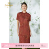 【红林祥鹿】【香云纱】乔万尼重磅真丝连衣裙24mm新中式气质EM2E782 商品缩略图0