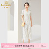 乔万尼白色连衣裙女新款气质法式高级感显瘦长裙DF2E412 商品缩略图0