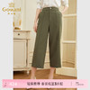 乔万尼阔腿裤夏女新款夏季薄款高腰直筒小个子EF2F403 商品缩略图0