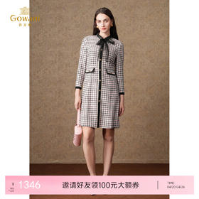 乔万尼冬季连衣裙新款小香风格纹ET4E812