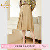 乔万尼半身裙女新款高腰卡其色御姐轻熟风显瘦半裙EF3D887 商品缩略图0