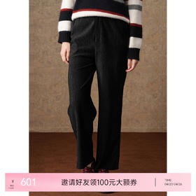 乔万尼直筒裤显瘦高级感休闲裤EM4F506