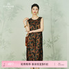 乔万尼真丝桑蚕丝无袖显瘦连衣裙夏季新款EI2E728 商品缩略图0