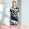乔万尼夏真丝流行简约设计感宽松条纹桑蚕丝连衣裙女中长EN2E509 商品缩略图0
