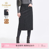 乔万尼优雅通勤气质修身人纹显瘦半身裙ED4D851 商品缩略图0