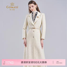 乔万尼大衣女秋冬高级感冬季新款小香风毛呢外套ET4A890