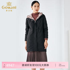 乔万尼尼克服水貂毛内胆可拆卸派克服冬季保暖风衣女ES4N397